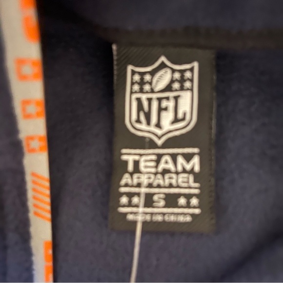 Chicago Bears Men’s Size Small NFL TEAM APPAREL Fleece Blue Vest NWT - Picture 10 of 10
